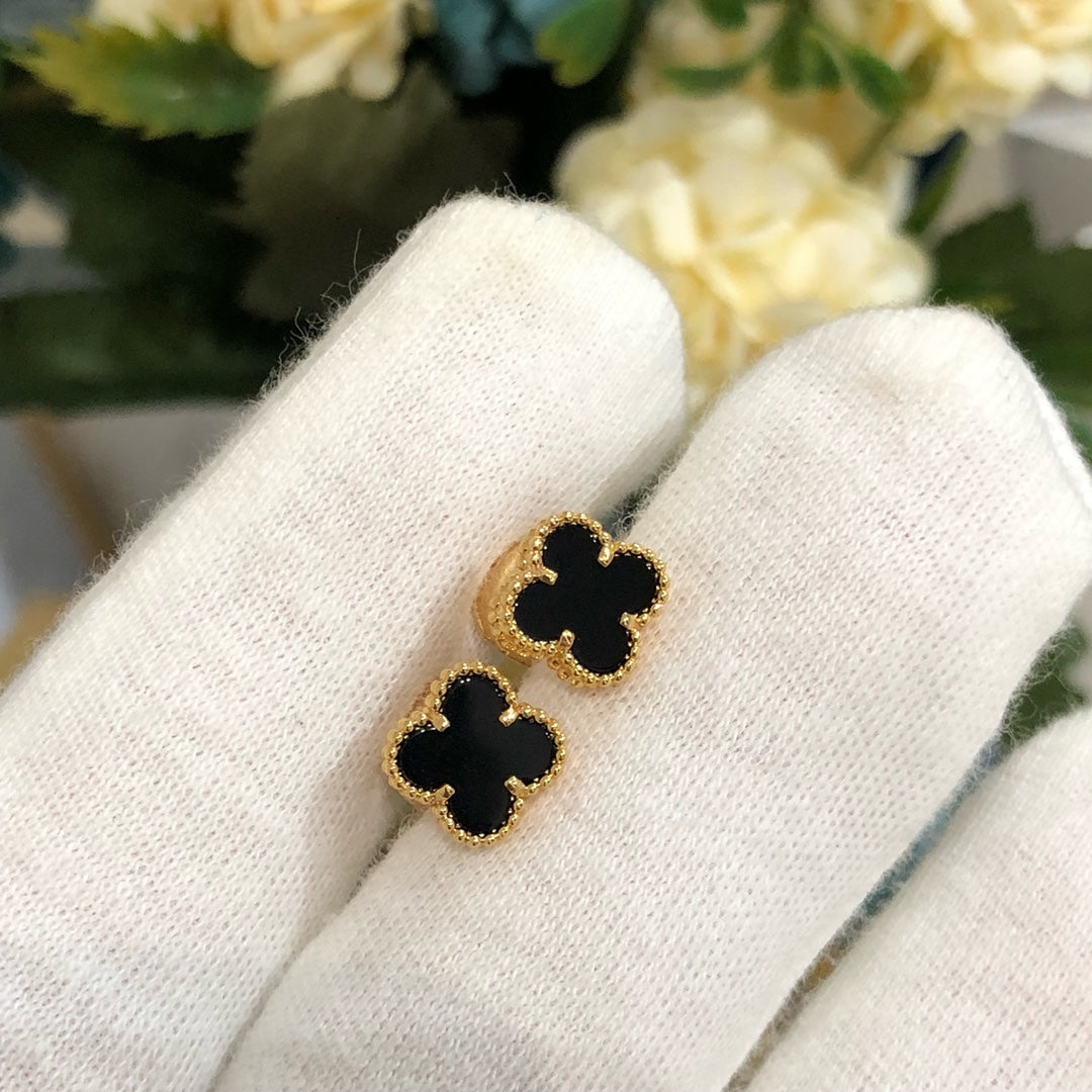 [LUXE] CLOVER MINI GOLD EARRINGS