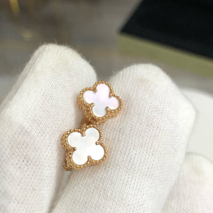 [LUXE] CLOVER MINI GOLD EARRINGS