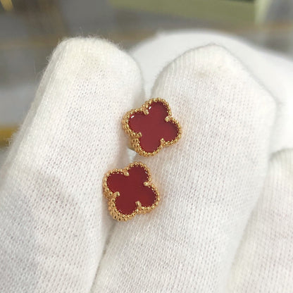 [LUXE] CLOVER MINI GOLD EARRINGS