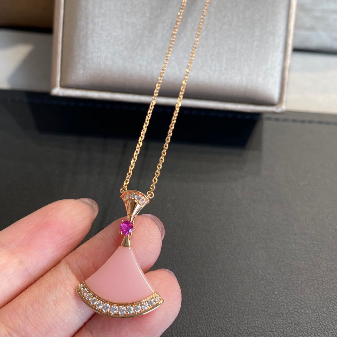 [LUXE]DREAM NECKLACE PINK OPAL