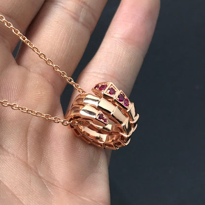 [LUXE]SERPENTI PEDANT NECKLACE