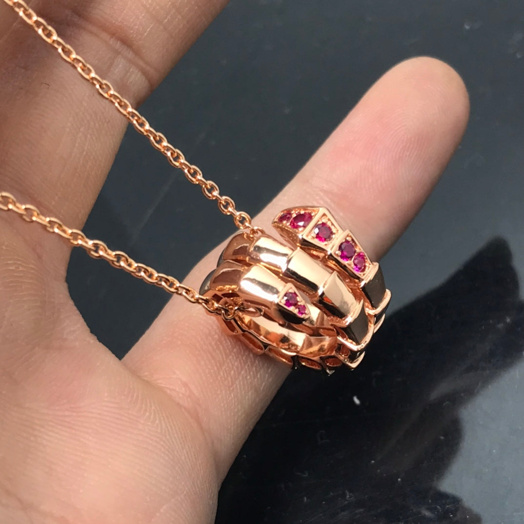 [LUXE]SERPENTI PEDANT NECKLACE