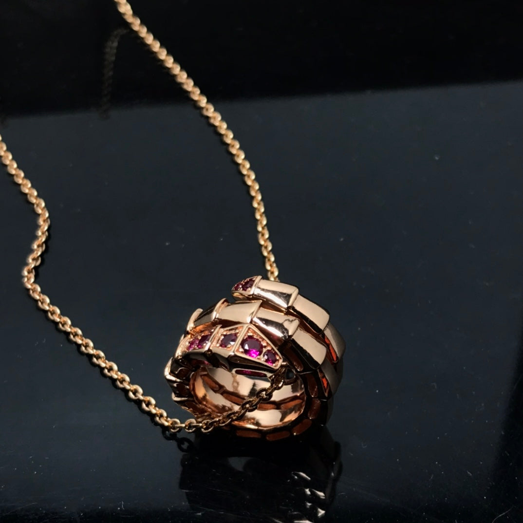 [LUXE]SERPENTI PEDANT NECKLACE