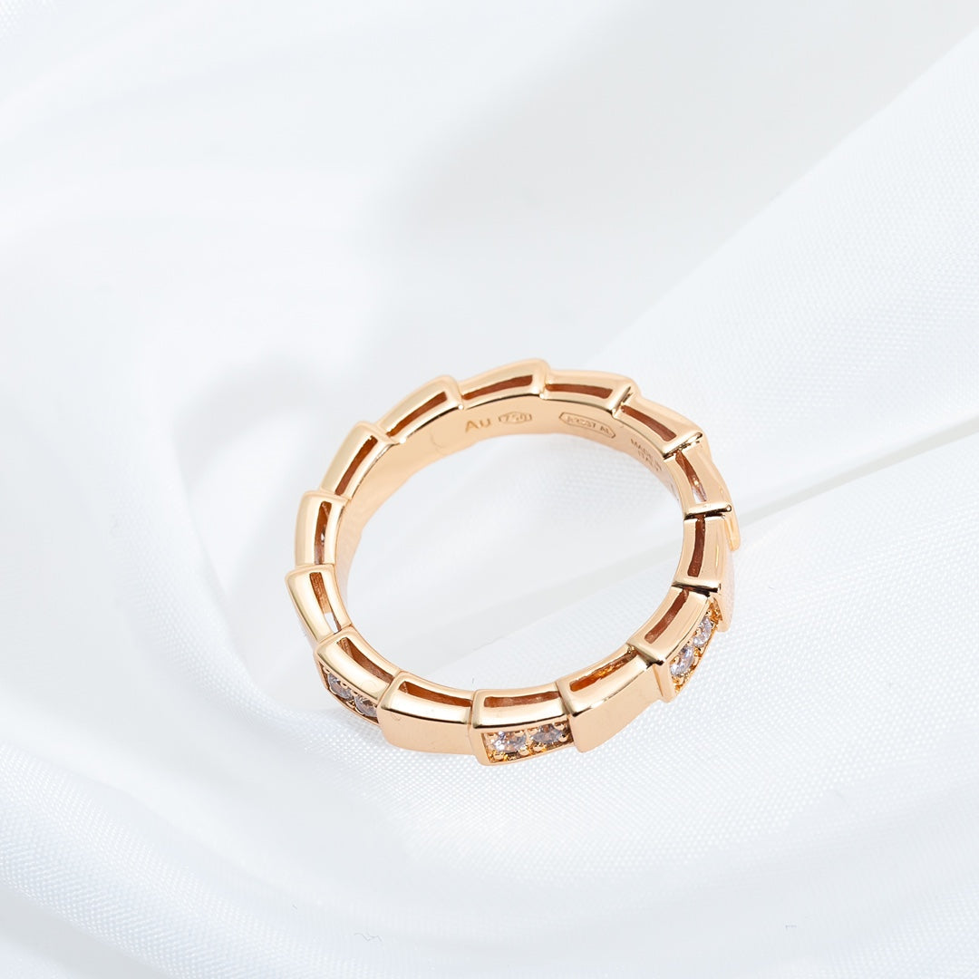 [LUXE]SERPENTI RING PINK GOLD  3MM