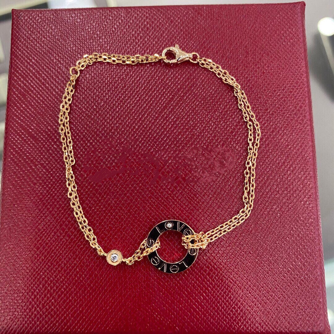 [LUXE]LOVE BRACELET 2 DIAMOND