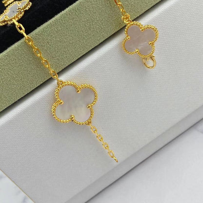 [LUXE] MAGIC CLOVER MOP GOLD BRACELET 5 MOTIFS