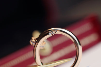 [LUXE]JUSTE RING 2.65MM PINK GOLD DIAMOND