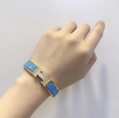 [LUXE]H CLOUD BLUE BRACELET GOLD DIAMOND