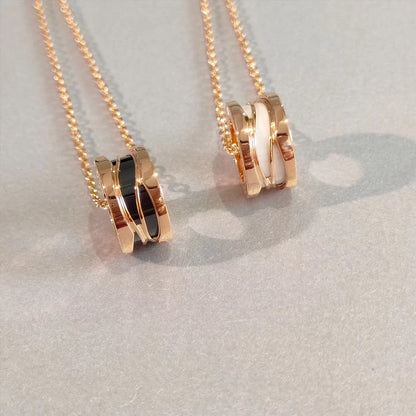 [LUXE]ZERO 1 NECKLACE PINK GOLD