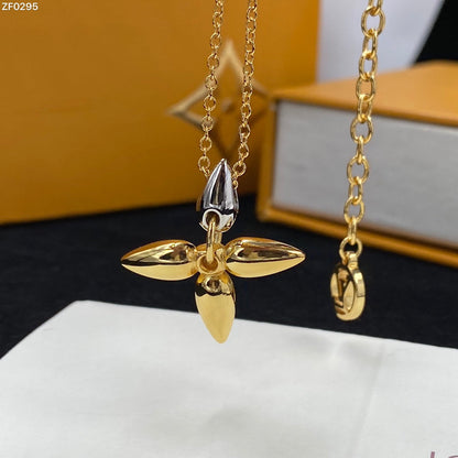 [LUXE]LOUISETTE PEDANT GOLD NECKLACE