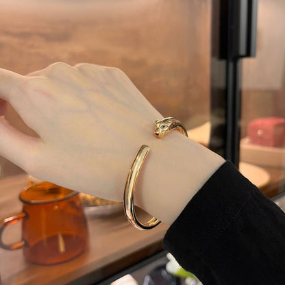 [LUXE]PANTHERE GOLD OPEN BRACELET