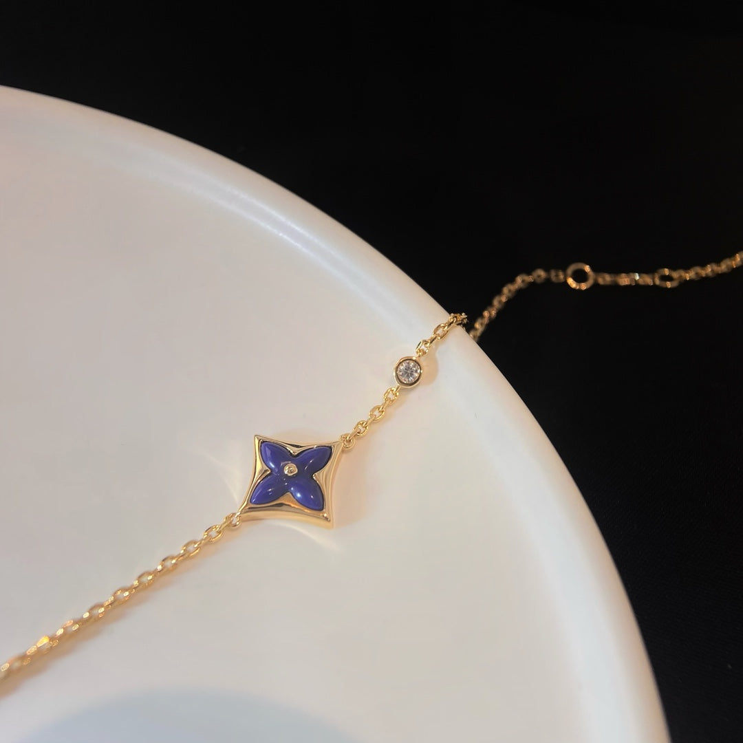 [LUXE]COLOR STAR PINK GOLD DIAMOND BRACELET