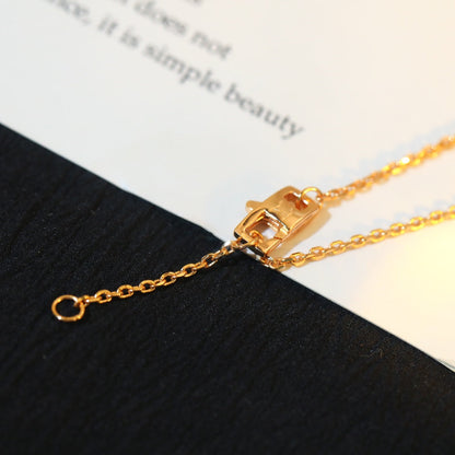 [LUXE]STAR AND SUN DIAMOND PINK GOLD NECKLACE