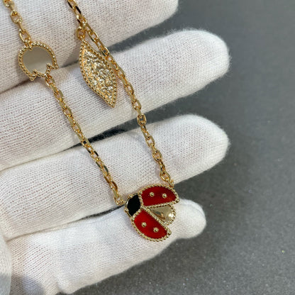 [LUXE] LUCKY SPRING 15 MOTIFS GOLD NECKLACE