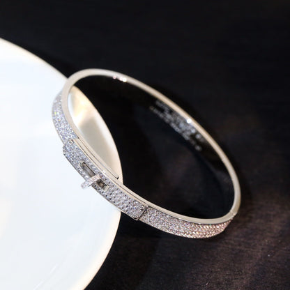 [LUXE]KELLY BRACELET DIAMOND PAVED