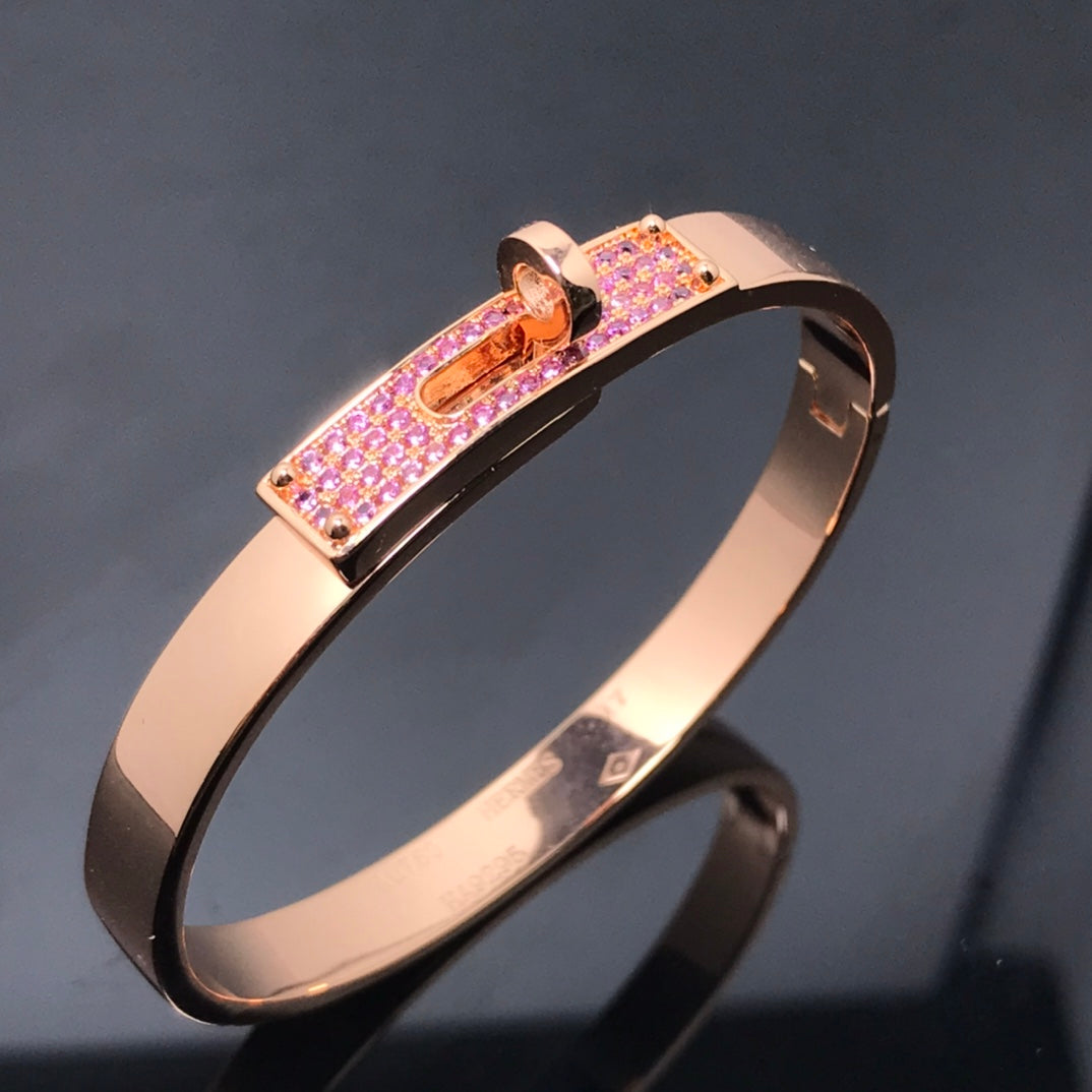 [LUXE]KELLY BRACELET PINK DIAMOND