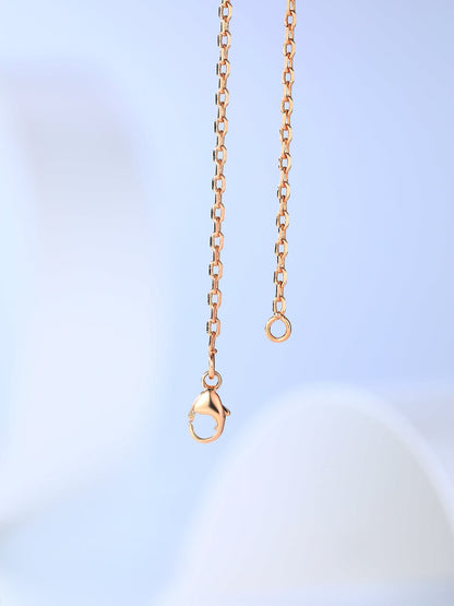 [LUXE]H CAGE PINK GOLD NECKLACE