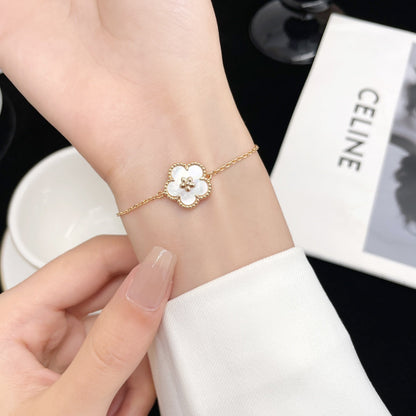 [LUXE] LUCKY SPRING ROSE GOLD MOP BRACELET