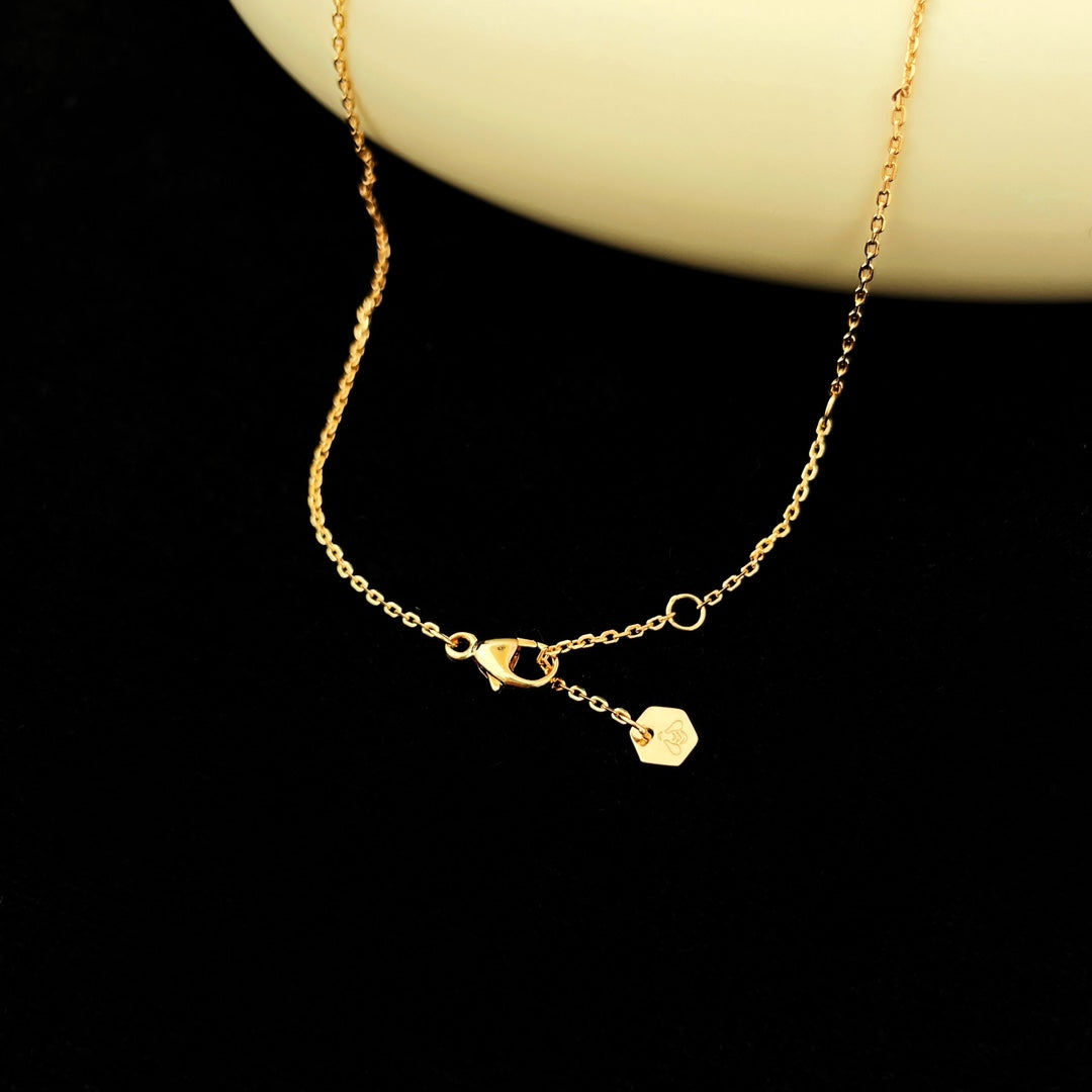 [LUXE]BEE MINI PEDANT DIAMOND NECKLACE