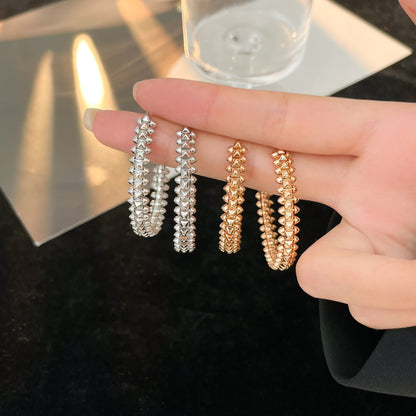 [LUXE]CLASH HOOP EARRINGS