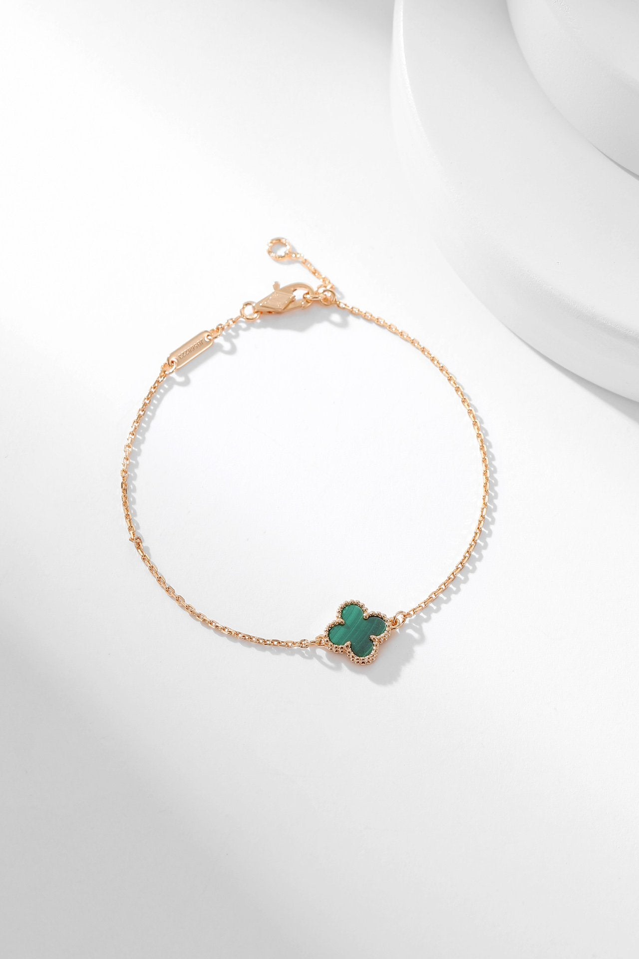 [LUXE] CLOVER BRACELET MALACHITE 1 MOTIF