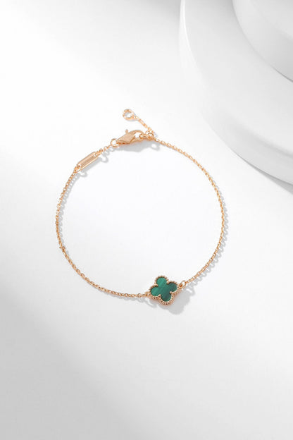 [LUXE] CLOVER BRACELET MALACHITE 1 MOTIF