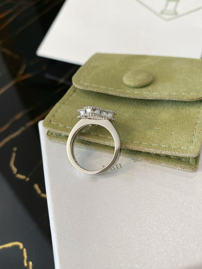 [LUXE] CLOVER SILVER RING