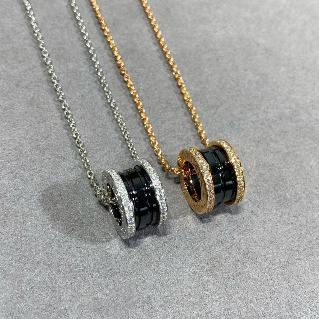 [LUXE]ZERO 1 DIAMOND CERAMIC NECKLACE