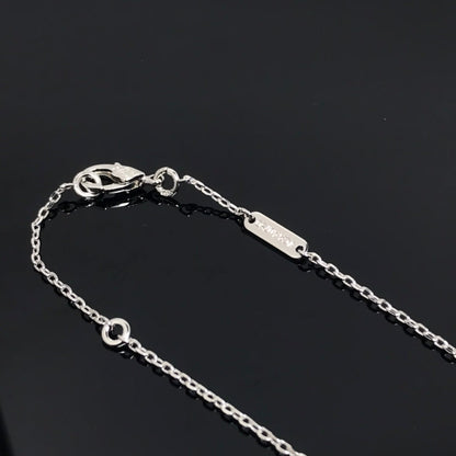 [LUXE] CLOVER PIETERSITE SILVER LONG NECKLACE