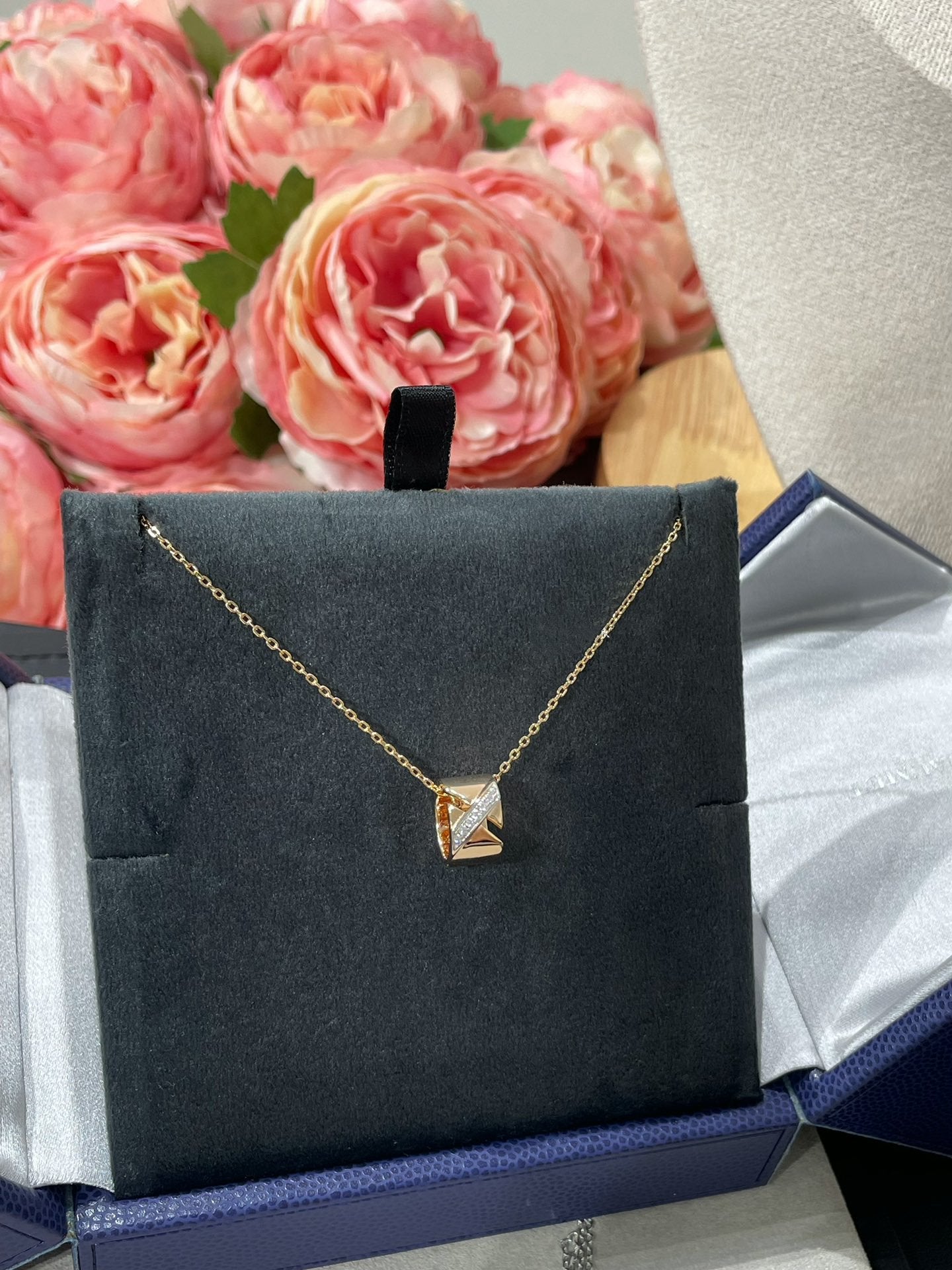 [LUXE]LIENS EVIDENCE DIAMOND NECKLACE