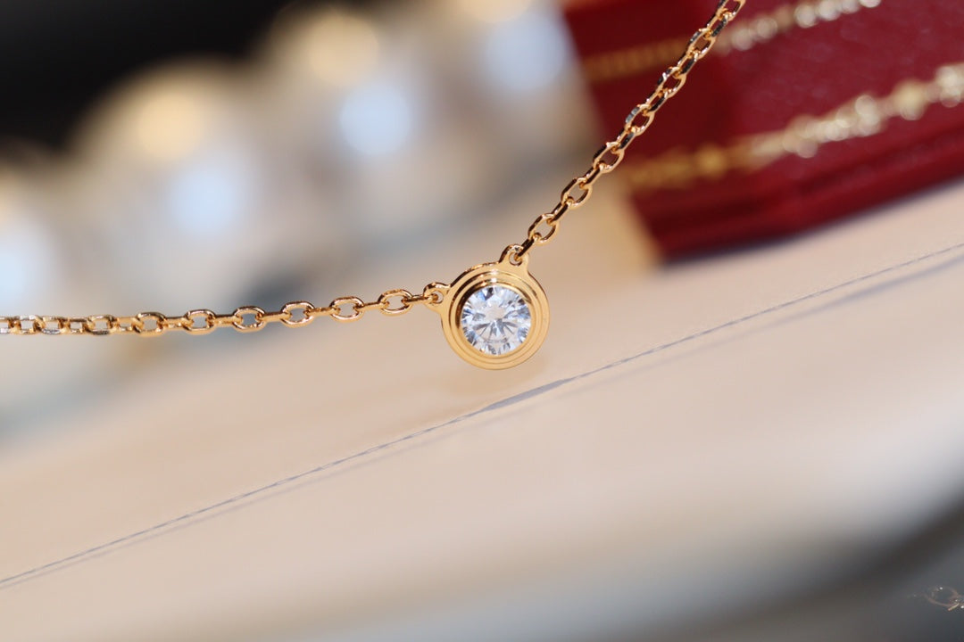 [LUXE]DAMOUR DIAMOND NECKLACE