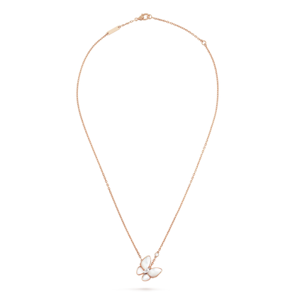 [LUXE] BUTTERFLY MOP DIAMOND NECKLACE