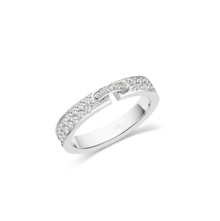 [LUXE]ALLIANCE LIENS VIDENCE PAVED DIAMOND 4MM RING