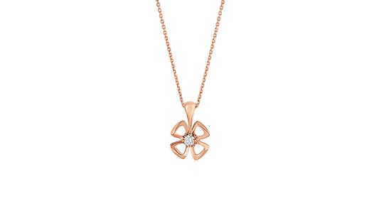 [LUXE]FIOREVER NECKLACE DIAMOND CENTER