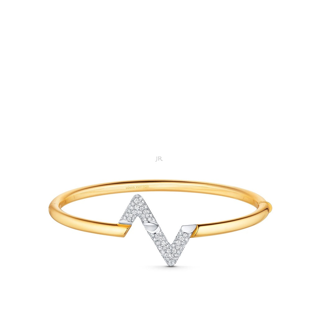 [LUXE]VOLTE UPSITE DOWN GOLD DIAMOND BRACELET