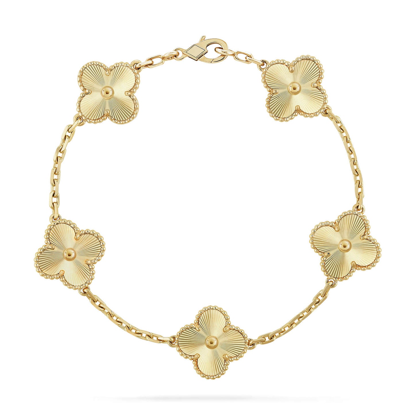 [LUXE] CLOVER 5 FLOWERS LASER BRACELET