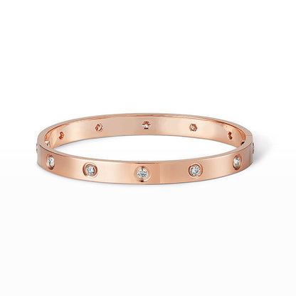 [LUXE]LOVE BRACELET 6.1MM 10 DIAMONDS