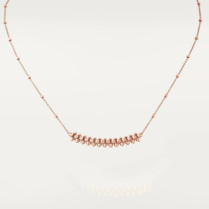 [LUXE]CLASH PINK GOLD NECKLACE