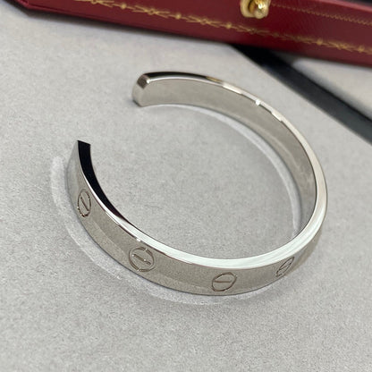 [LUXE]LOVE BRACELET 6.1MM 1 DIAMOND OPEN CUFF