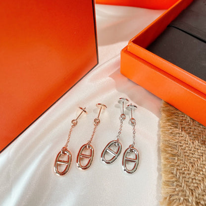 [LUXE]CHAINE TASSEL EARRINGS