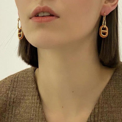 [LUXE]HM O'MAILLON GOLD EARRINGS