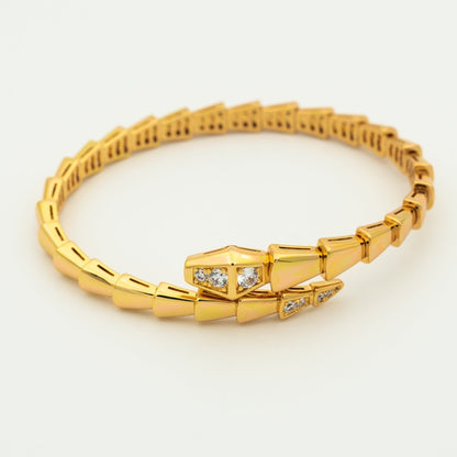 [LUXE]SERPENTI BRACELET DIAMONDS PINK GOLD