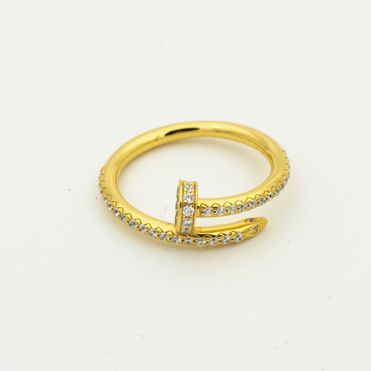 [LUXE]JUSTE RING 1.8MM GOLD DIAMONDS