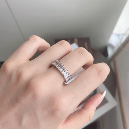 [LUXE]Unique Colorful Radiant Cut RIng