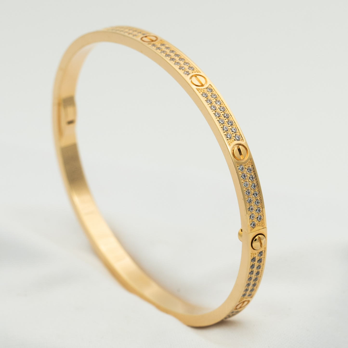 [LUXE]LOVE BRACELET 3.65MM DIAMOND-PAVED