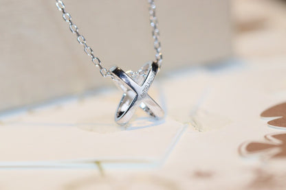 [LUXE]JEUX DE DIAMOND NECKLACE