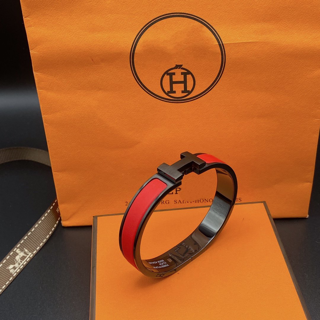 [LUXE]CLIC HM SO BLACK RED BRACELET