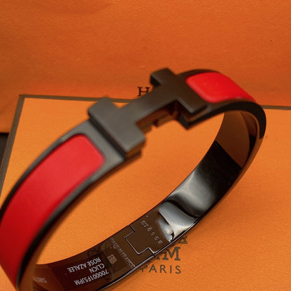 [LUXE]CLIC HM SO BLACK RED BRACELET