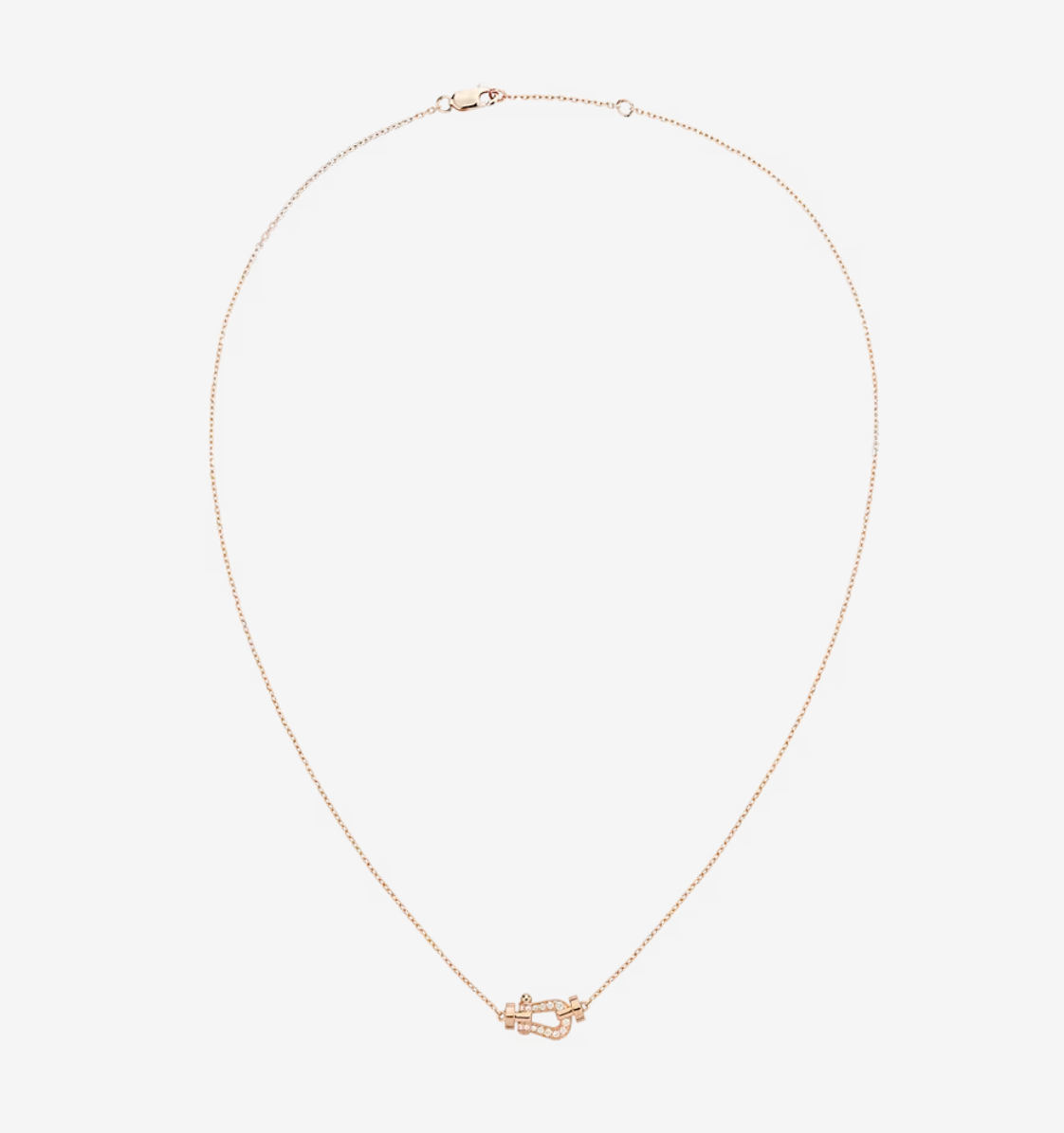 [LUXE]FORCE 10 DIAMOND PINK GOLD NECKLACE MINI MODEL