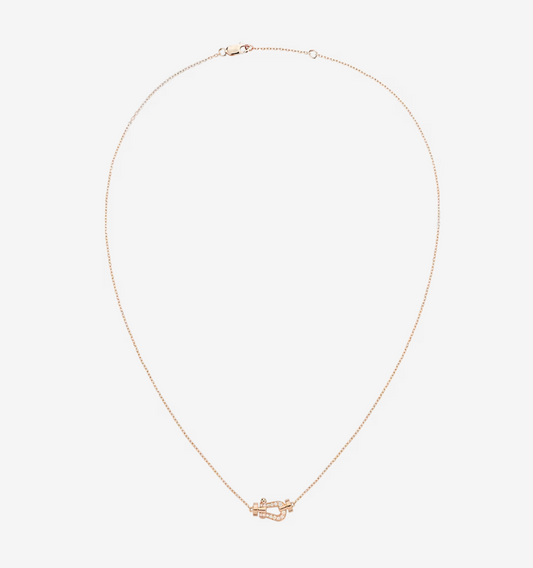 [LUXE]FORCE 10 DIAMOND PINK GOLD NECKLACE MINI MODEL